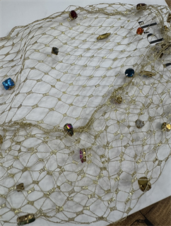 СЕТОЧКА для волос с цветными стразами by Beretkah - фото 39457