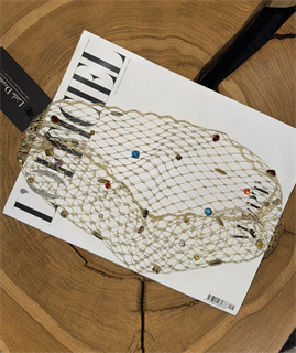 СЕТОЧКА для волос с цветными стразами by Beretkah - фото 39459