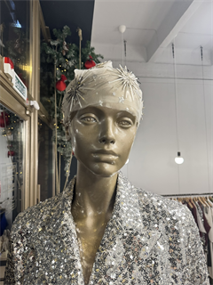 ТЮРБАН из вуали со стразами Swarovski "ЗВЕЗДЫ" by Beretkah - фото 39496