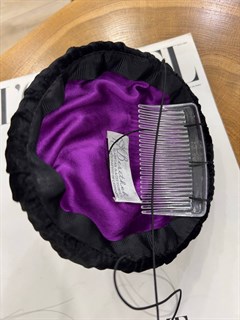 ШЛЯПКА "Таблетка" из бархата by Beretkah - фото 39517