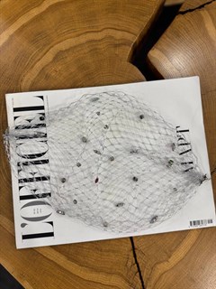 СЕТОЧКА для волос со стразами (серебристая) by Beretkah - фото 39523