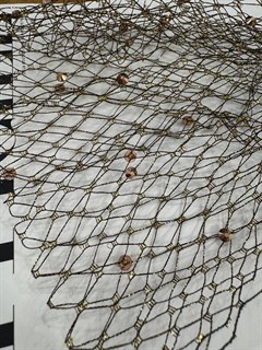 СЕТОЧКА для волос со стразами (черная с золотистыми) by Beretkah - фото 39531