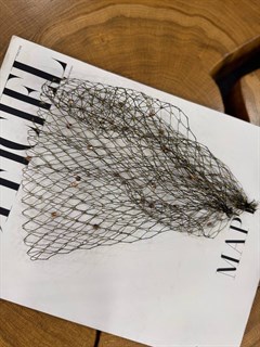 СЕТОЧКА для волос со стразами (черная с золотистыми) by Beretkah - фото 39532