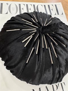 ШЛЯПКА "Таблетка"большая из бархата by Beretkah - фото 39566