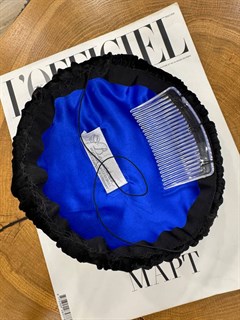 ШЛЯПКА "Таблетка"большая из бархата by Beretkah - фото 39567