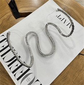 АКСЕССУАР для волос "Холодная волна" из страз by Beretkah - фото 39599