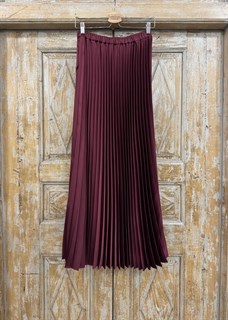 ЮБКА ГОФРЕ макси, длина 100 см (из японского атлас-шелка) - фото 39650