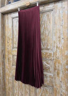 ЮБКА ГОФРЕ макси, длина 100 см (из японского атлас-шелка) - фото 39651