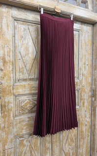 ЮБКА ГОФРЕ макси, длина 100 см (из японского атлас-шелка) - фото 39652