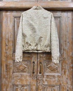 КУРТКА-БОМБЕР oversize, короткий (из золотого жаккарда) - фото 39739