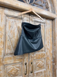 БЮСТЬЕ с БАСКОЙ наискосок (из ЭКО-кожи) - фото 39746