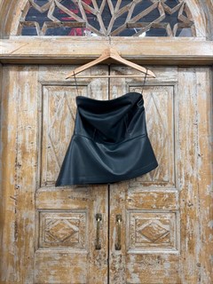 БЮСТЬЕ с БАСКОЙ наискосок (из ЭКО-кожи) - фото 39747