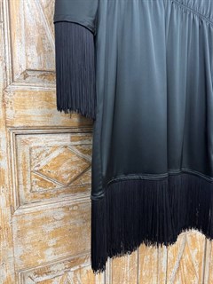 ПЛАТЬЕ мини с бахромой - фото 39888