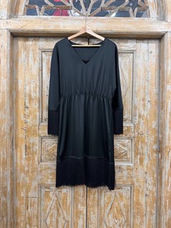 ПЛАТЬЕ мини с бахромой - фото 39892