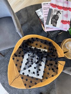 КОСЫНКА из фатина в горошек