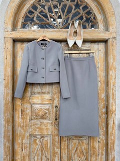 ЖАКЕТ короткий в стиле Шанель (из поливискозы) - фото 40558