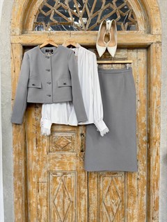 ЖАКЕТ короткий в стиле Шанель (из поливискозы) - фото 40560