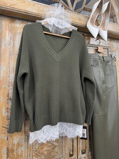 БАСКА кружевная, единый размер (БЕЛАЯ) - фото 40782