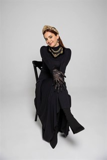 ОБОДОК "КОКОШНИК" золотой со стразами - фото 40936