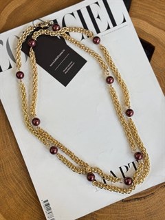 СОТУАР из жемчуга МАЙОРКА с цепями от SMYKOVA - фото 41068