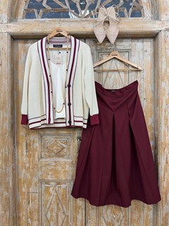 КАРДИГАН "ПРЕППИ" (из хлопка с акрилом) - фото 41920