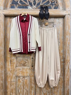 КАРДИГАН "ПРЕППИ" (из хлопка с акрилом) - фото 41921