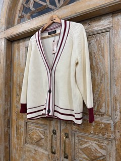 КАРДИГАН "ПРЕППИ" (из хлопка с акрилом) - фото 41933