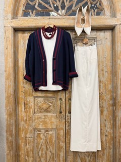 ТОП с американской проймой, двойной, по косой (из мягкого атласа, двусторонний), МОЛОЧНО-БЕЛЫЙ - фото 41942