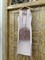 ПЛАТЬЕ прямое с разрезами на тонких бретельках (премиальный лен, нежно-розовый) - фото 18132