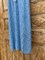 ПЛАТЬЕ летнее прямое с разрезом, коротким рукавами и спинкой на резинке (из голубой вискозы в цветочек) - фото 24282