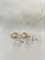 СЕРЬГИ, кольцо с стеклянным шаром  by SMYKOVA (20 мм) - фото 24666