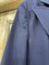ЖАКЕТ Двубортный приталенный с воротником "Острая ласточка" (из темно-синей костюмной шерсти) - фото 25572
