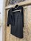 ЮБКА-ТРАПЕЦИЯ миди с клапанами и разрезом спереди (премиальная черная костюмная шерсть) - фото 25936