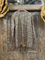 КАРДИГАН-СМОКИНГ Пайетки с лацканами из атласа (ЗОЛОТО) - фото 27293
