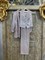 ЖИЛЕТКА для костюма-тройки (из пайеток, персик/серебро) - фото 27368