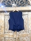 ЖИЛЕТКА для костюма-тройки (из синей шерсти с золотыми пуговицами) - фото 27510