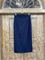 ЮБКА карандаш миди с разрезом (из премиум костюмной шерсти Royal Blue ) - фото 28564
