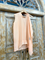 Ассиметричная блузка без рукавов (из персикового шелка) - фото 28624