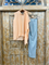 Ассиметричная блузка без рукавов (из персикового шелка) - фото 28627