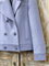 КОРОТКИЙ БУШЛАТ (легкое пальто-жакет, двубортное), из полушерсти - фото 28661